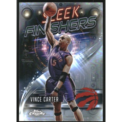 2025-26 Topps Chrome Sleek Finishers Refractors #SF10 Vince Carter