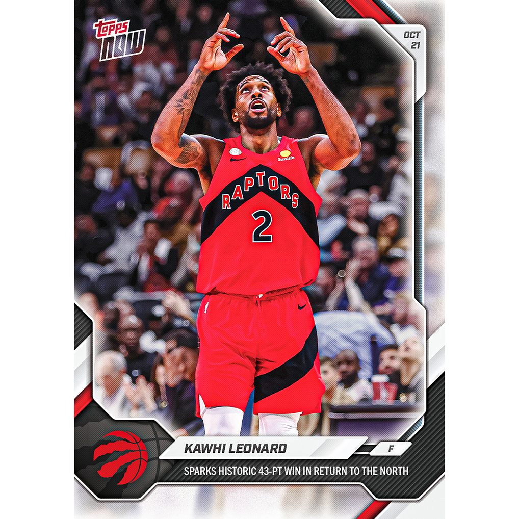 Kawhi Leonard - 2026-27 NBA Topps NOW® - Card 8 - LOOK FOR SHORT PRINTS