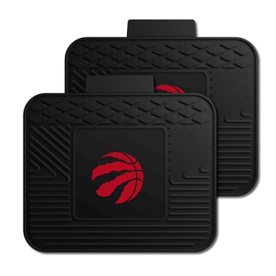 Toronto Raptors Logo Brands Two-Piece Utility Car Mat Set