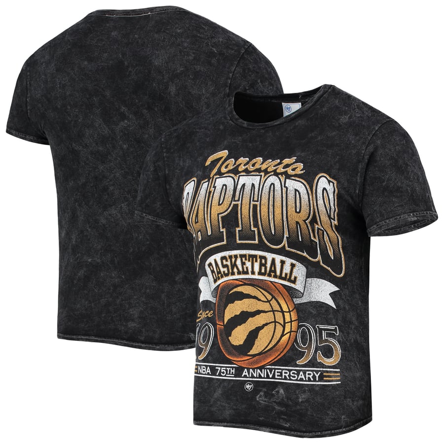 47 Raptors Men's Toronto Raptors '47 Black 75th Anniversary City Edition Mineral ...