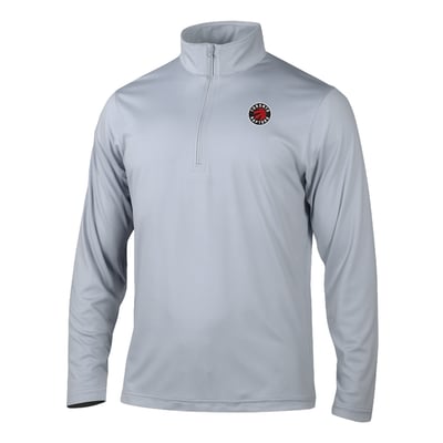 Toronto Raptors Columbia Fairway Break Quarter-Zip Pullover - Gray