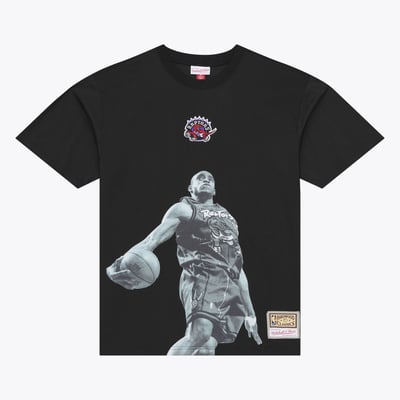 Vince Carter Toronto Raptors Mitchell & Ness Hardwood Classics Player T-Shirt - Black