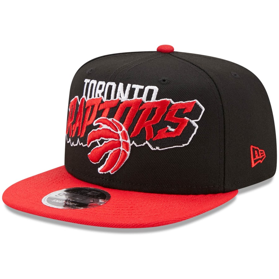 Men's Toronto Raptors New Era Black Bold 9FIFTY Snapback Hat