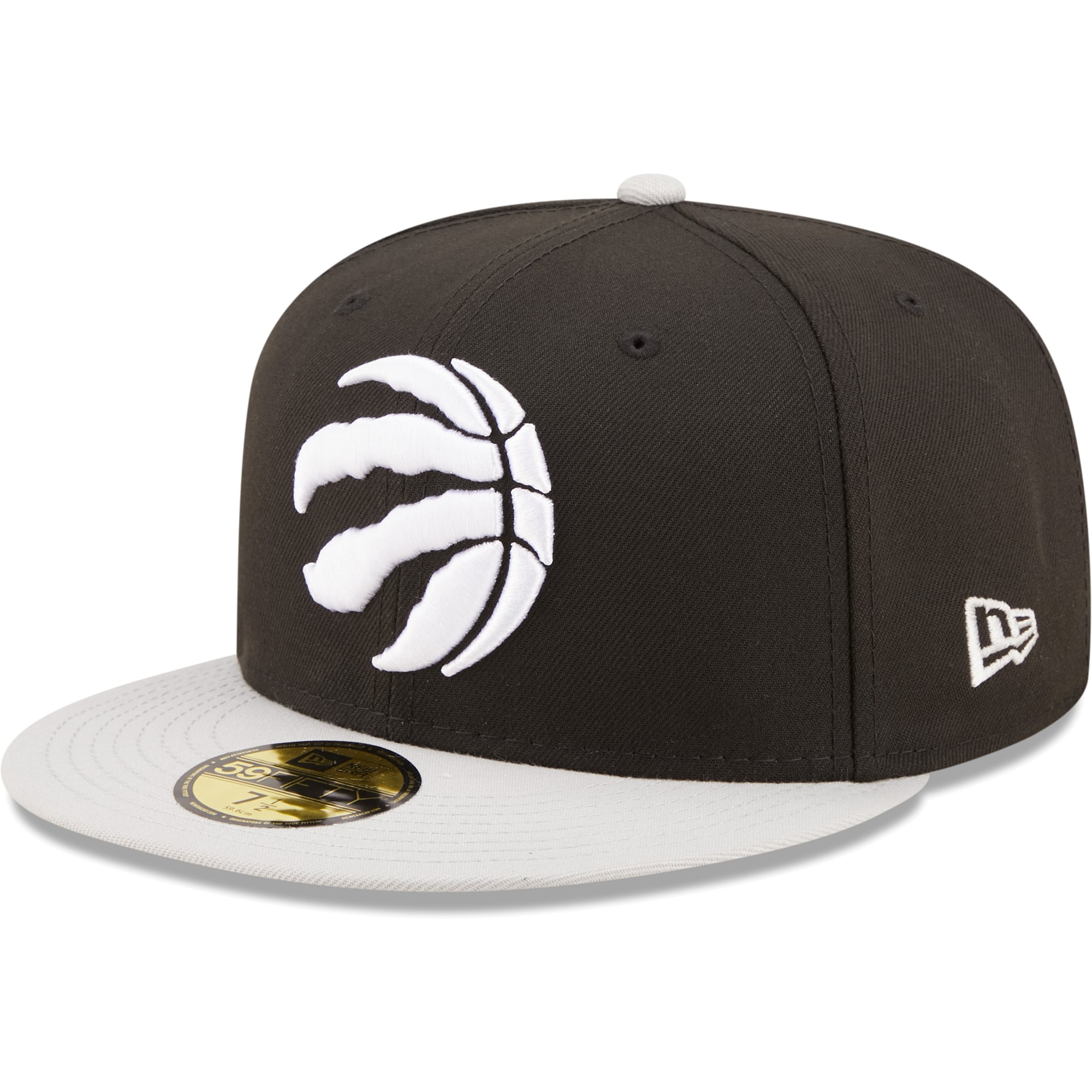 Gen 1 Raptor Hat Men's Toronto Raptors New Era Black/Gray Two-Tone Color Pack 59FIFTY ...