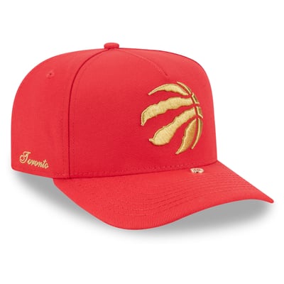 Toronto Raptors New Era Injection Pin 9FIFTY A-Frame Snapback Hat - Red