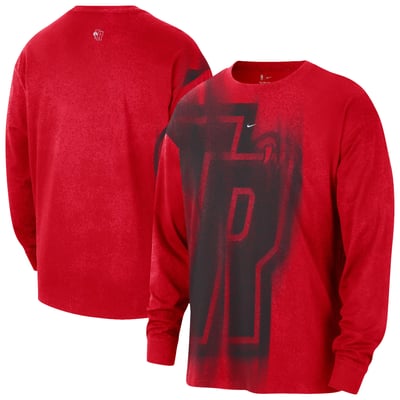 Toronto Raptors Nike 2026/27 Standard Issue Game Theater Team Anthem Long Sleeve T-Shirt - Red