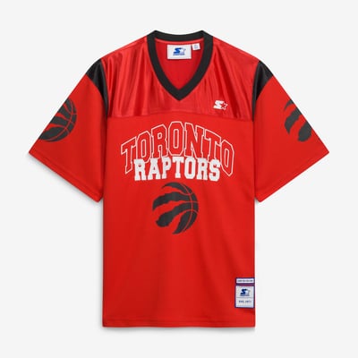 Toronto Raptors Starter Game Day V-Neck T-Shirt - Red