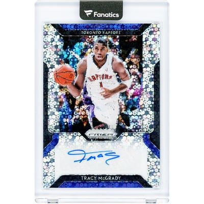 Tracy McGrady Toronto Raptors Autographed 2018-19 Panini Prizm Fast Break Prizm #FB-TMG Card