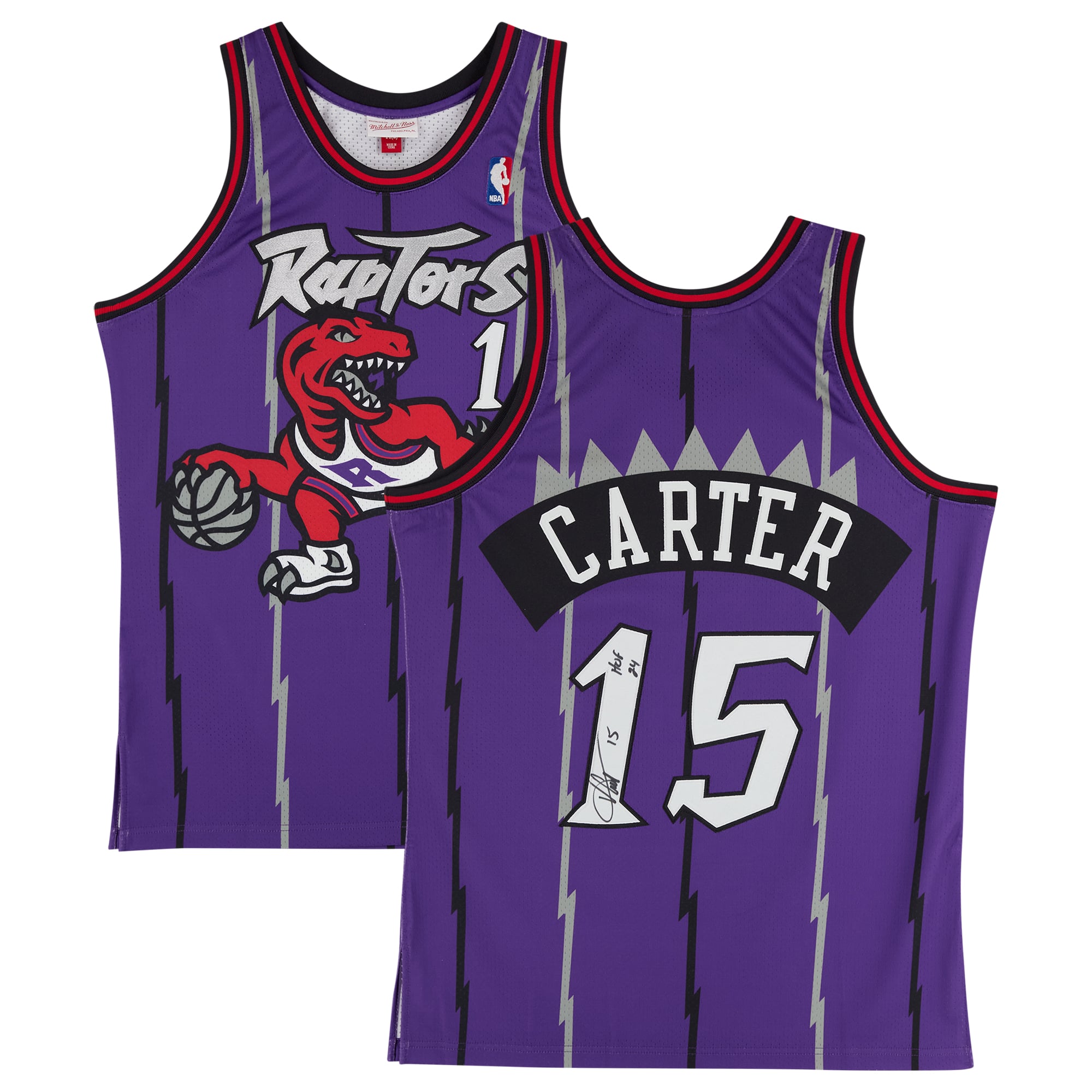 Vince Carter Toronto Raptors Autographed Fanatics Authentic 
