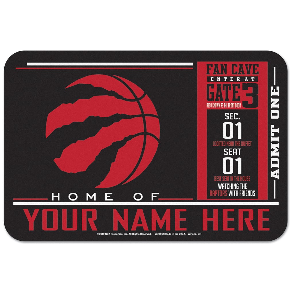 Toronto Raptors WinCraft 20'' x 30'' Personalized Floor Mat