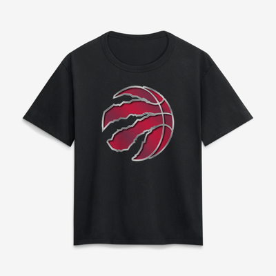Toronto Raptors Women's Forged Mascot T-Shirt - Black