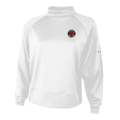 Toronto Raptors Columbia Women's Par-Performance Raglan Mock Neck Sweatshirt - White