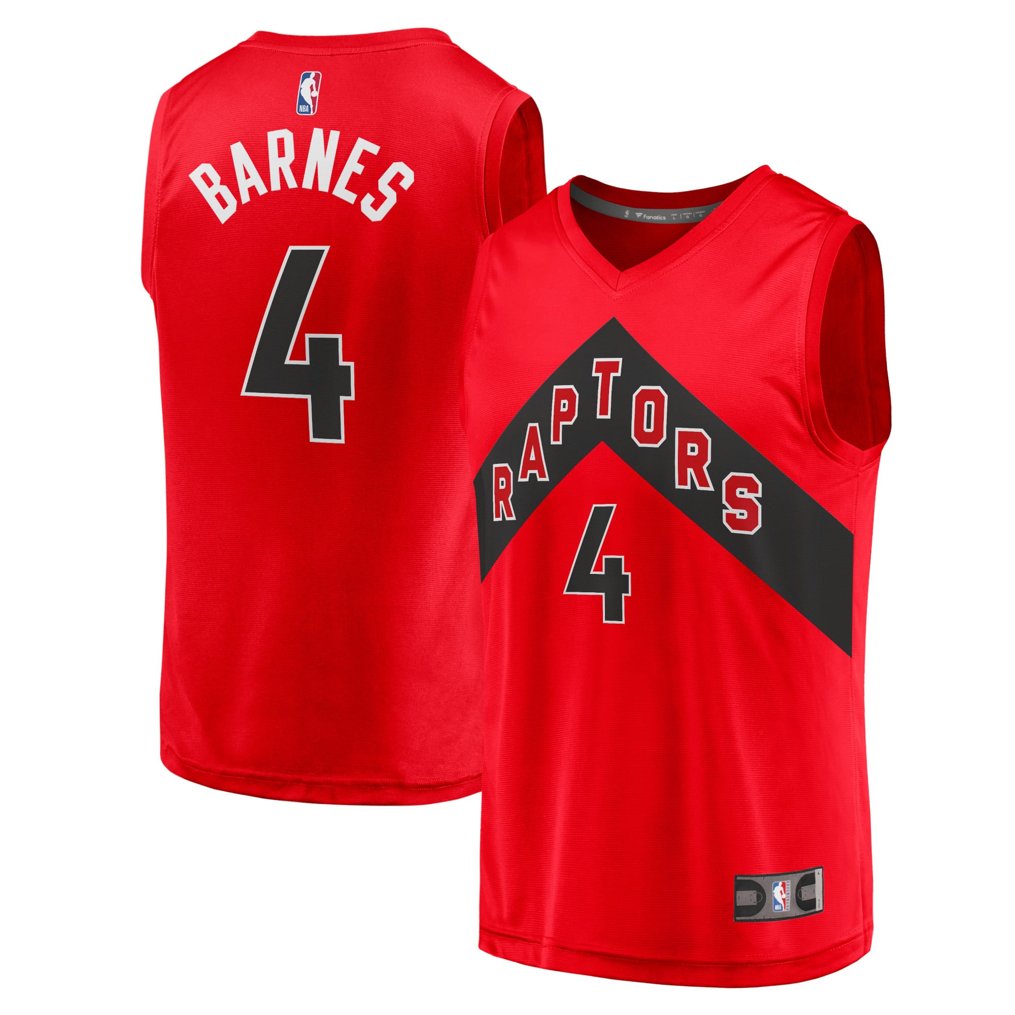 Maillot Scottie Barnes Raptors Toronto Dédicacé - Réimpression Rouge - Taille XL Homme