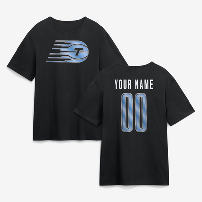Toronto Tempo Big & Tall Forged Mascot Personalized Name & Number T-Shirt - Black