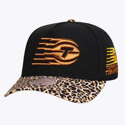  Toronto Tempo Mitchell & Ness Unisex Cheetah Pro Snapback Hat - Black