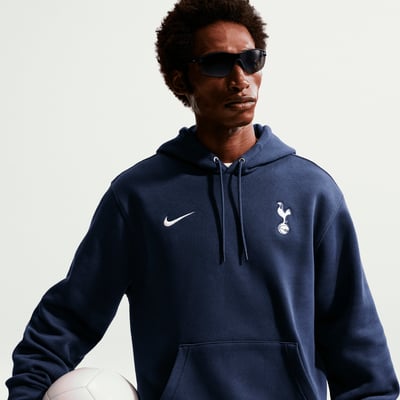 Tottenham Hotspur Nike Club Crest Fleece Hoodie - Blue