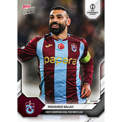 Mohamed Salah - 2026-27 UECL Topps NOW® - Card 1