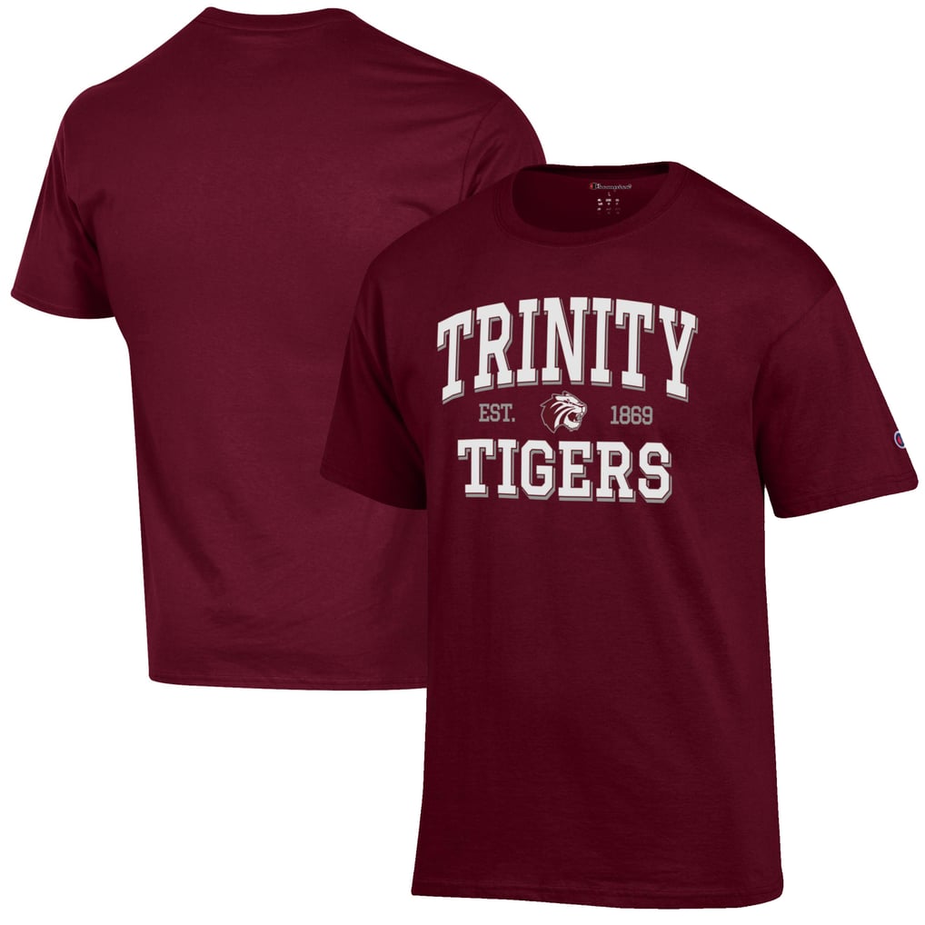 Trinity Tigers Champion Est. Date Jersey T-Shirt - Maroon