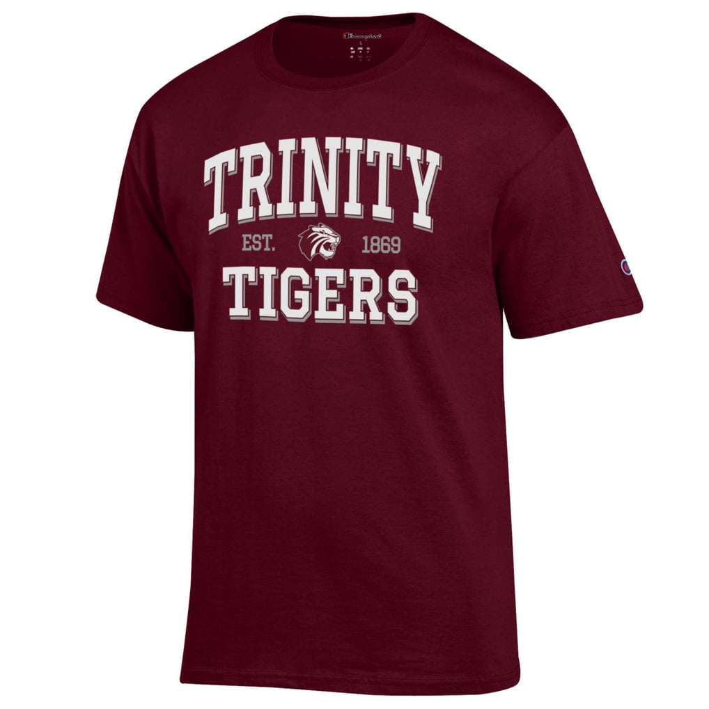 Trinity Tigers Champion Est. Date Jersey T-Shirt - Maroon