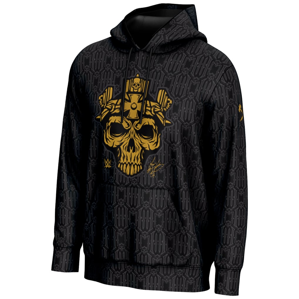 Triple H ProSphere Gold Skull King Pullover Hoodie - Black