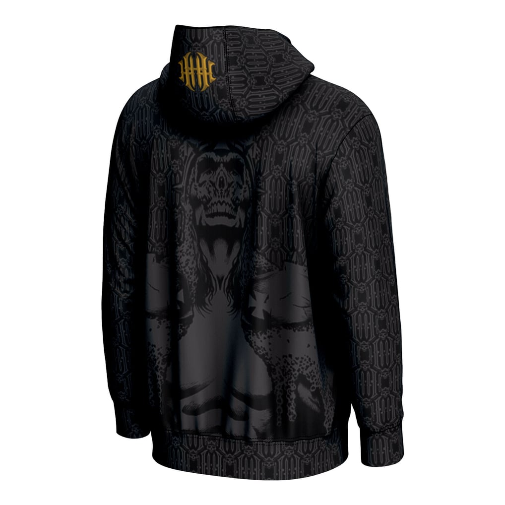 Triple H ProSphere Gold Skull King Pullover Hoodie - Black