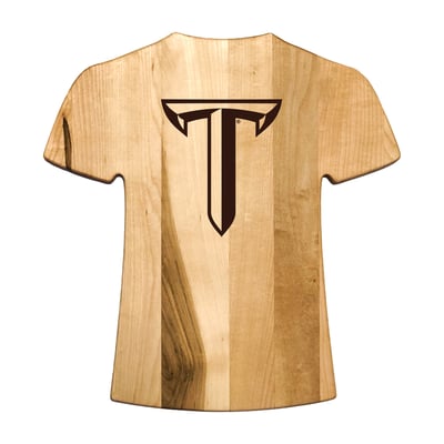 Troy University Trojans Jardine Baseball BBQ Jersey Style Cutting Board