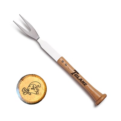 Tulane Green Wave Jardine Baseball BBQ Forkball Fork