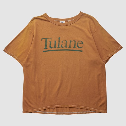 Tulane Green Wave Champion 90s T-shirt - Clay - XL by Fanatics Real Vintage