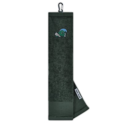 Tulane Green Wave WinCraft 16" x 25" Face/Club Tri-Fold Embroidered Golf Towel