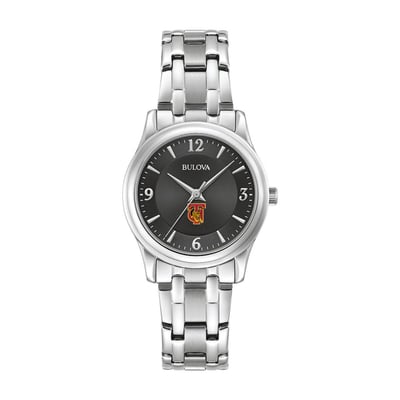 Tuskegee Golden Tigers Bulova Women's Stainless Steel Corporate Collection Watch - Black