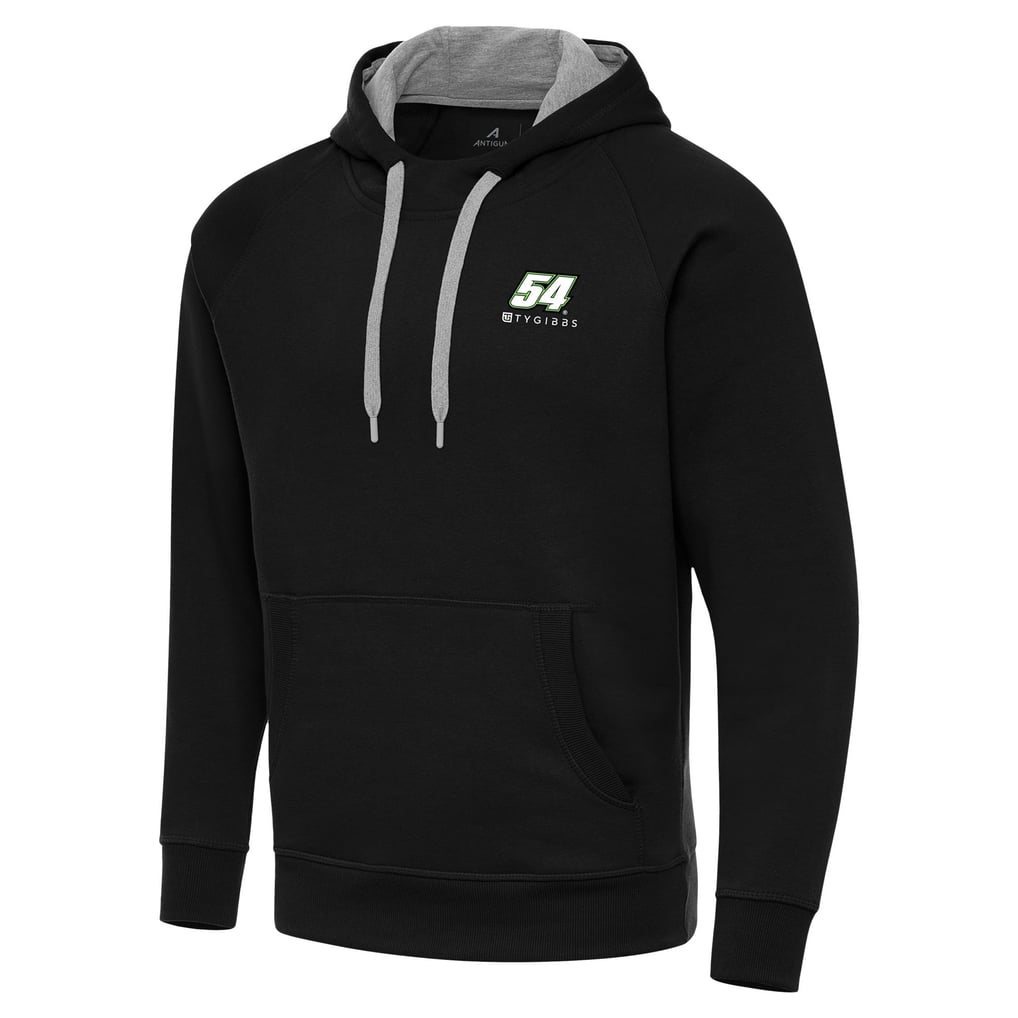 Ty Gibbs Antigua Victory Pullover Hoodie - Black