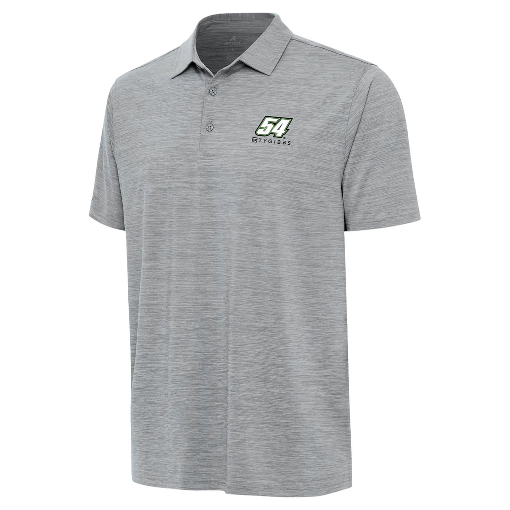  Ty Gibbs Antigua Layout Polo - Heather Gray