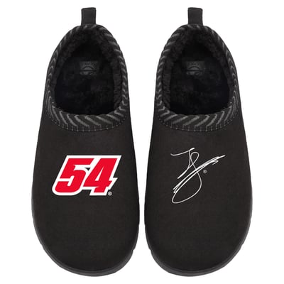 Ty Gibbs ISlide Unisex Number & Signature Mission Slippers - Black