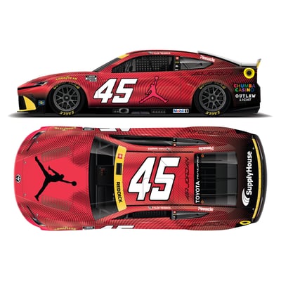 Tyler Reddick Action Racing 2026 #45 Jordan Brand Red 1:24 Regular Paint Die-Cast Toyota Camry XSE