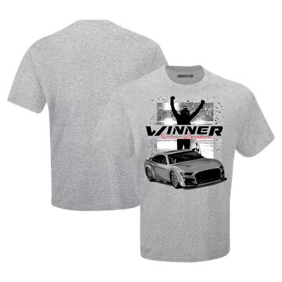 Tyler Reddick Classic Ink 2026 Freeway Insurance 500 Race Winner T-Shirt - Heather Gray