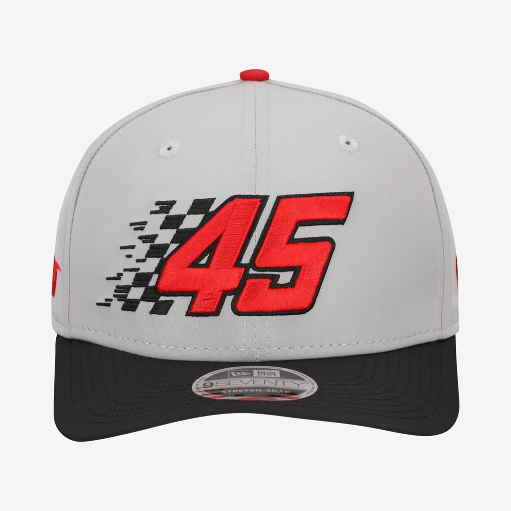  Tyler Reddick New Era Checkered 9SEVENTY Adjustable Hat - Gray