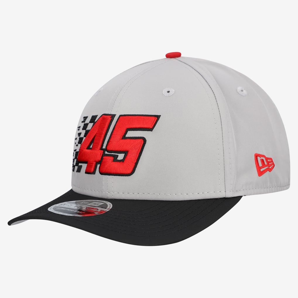  Tyler Reddick New Era Checkered 9SEVENTY Adjustable Hat - Gray