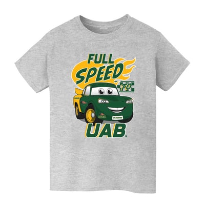  UAB Blazers Vive La Fete Youth Full Speed T-Shirt - Gray