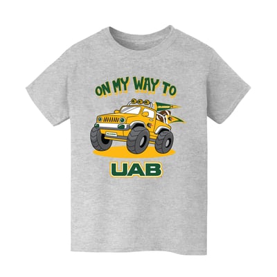 UAB Blazers Vive La Fete Youth On My Way T-Shirt - Gray