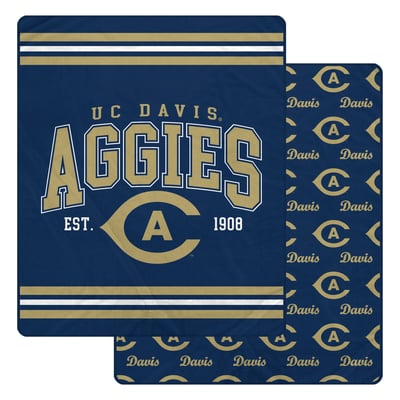 UC Davis Aggies Pegasus Legacy Arch Double-Sided 60" x 70" Blanket