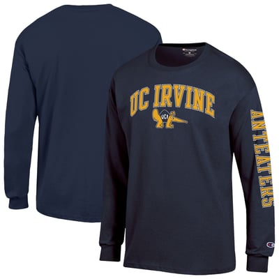 UC Irvine Anteaters Champion Arch Logo Long Sleeve T-Shirt - Navy