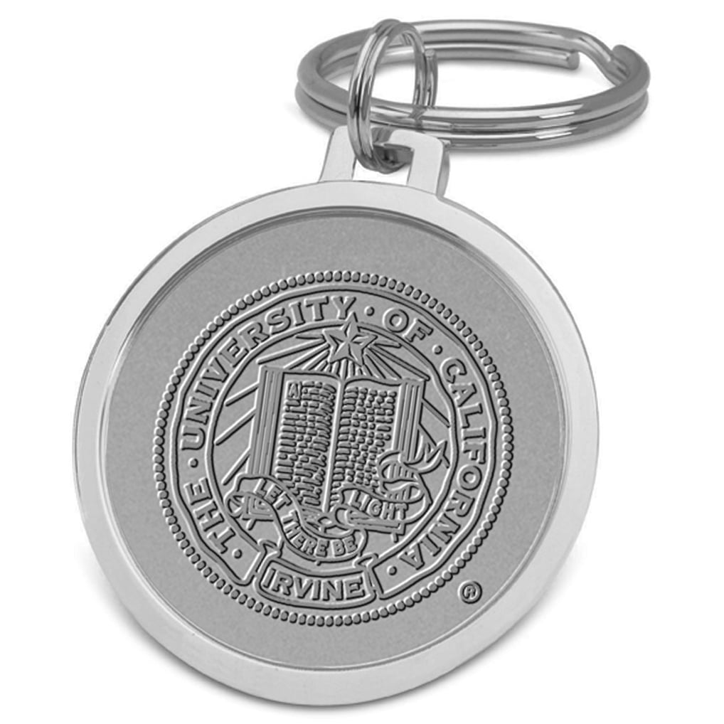 UC Irvine Anteaters Team Logo Split-Wire Key Ring - Silver