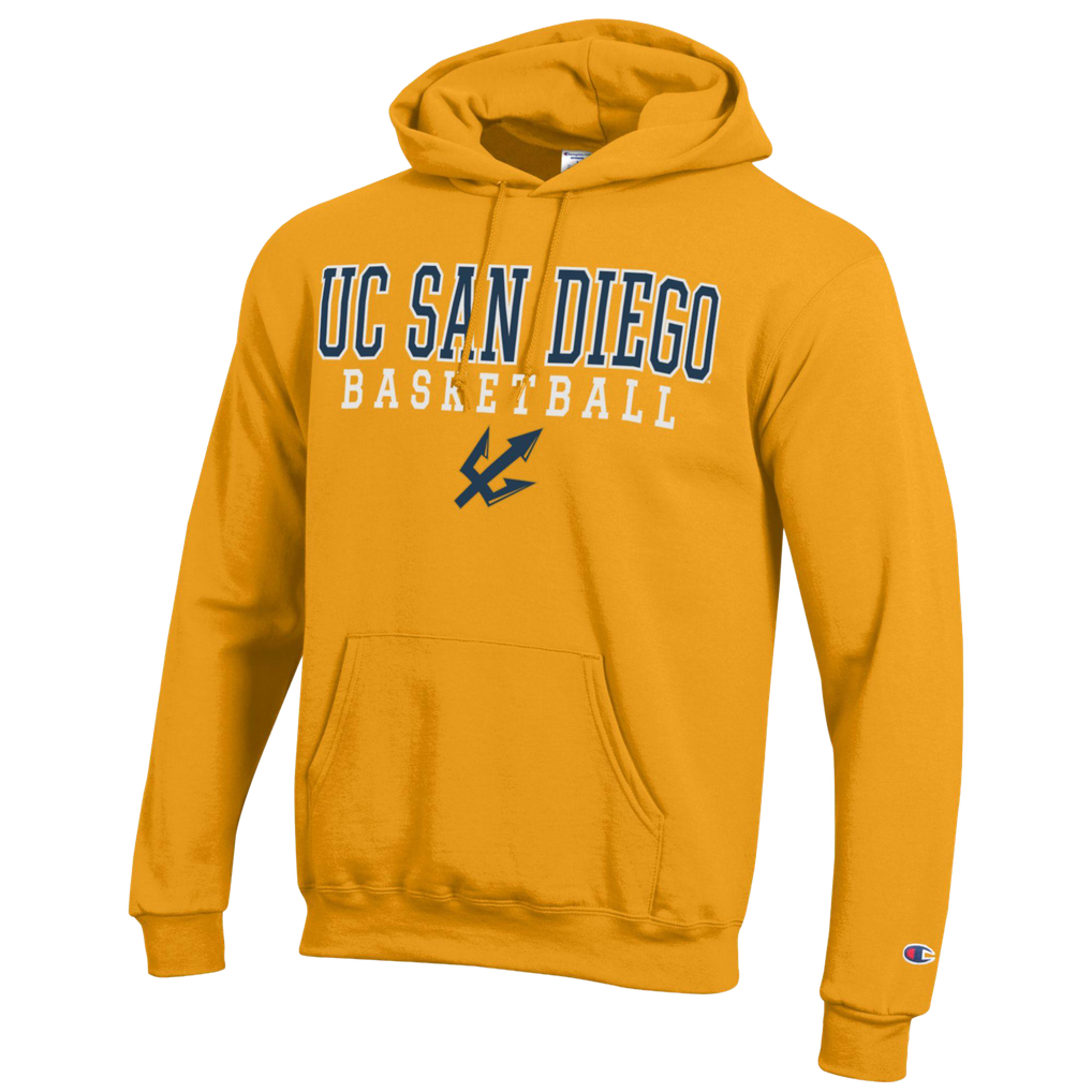UC San Diego Tritons Champion Eco Powerblend Pullover Hoodie - Gold