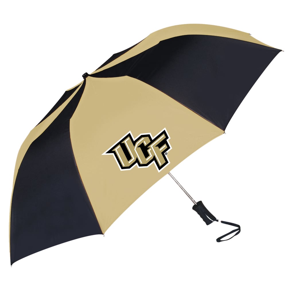 UCF Knights Two-Tone Auto Open Folding Umbrella - Black/Gold