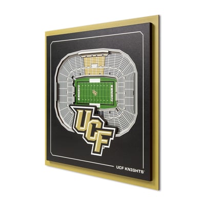 UCF Knights Fanpoint 12" x 12" Stadium Series 3D Wall Art