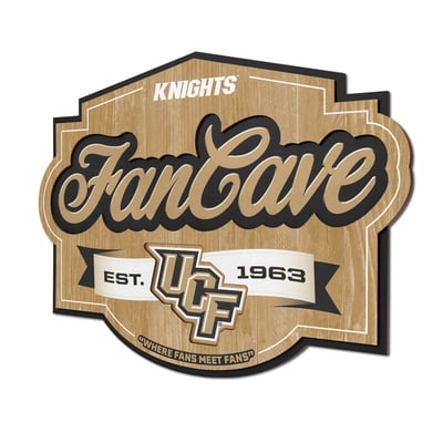 UCF Knights Fanpoint 12.5" x 17" Fan Cave Sign