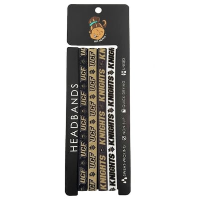  UCF Knights Hip Heads Four-Pack of Thin Headbands