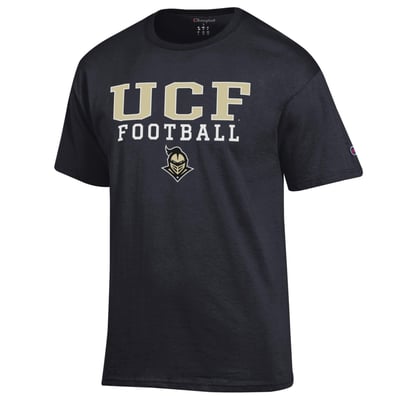 UCF Knights Champion Football Stack T-Shirt - Black