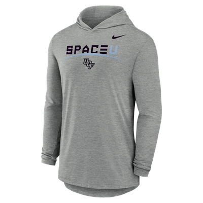 UCF Knights Nike 2026 Space Game Dri-FIT Long Sleeve Hooded T-Shirt - Gray