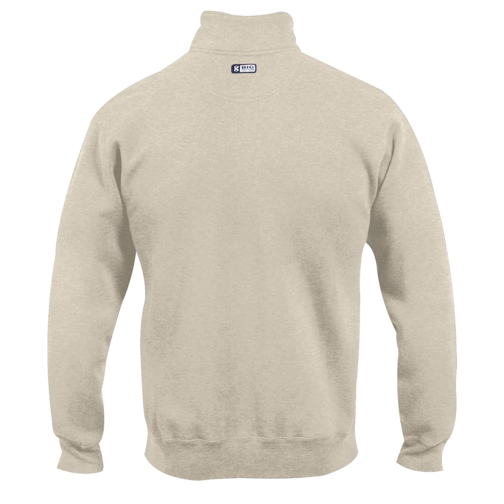 UCF Knights Big Cotton Quarter-Zip Pullover Sweatshirt - Oatmeal